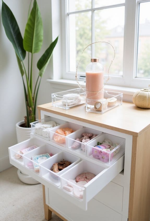 acrylic drawer organizers review