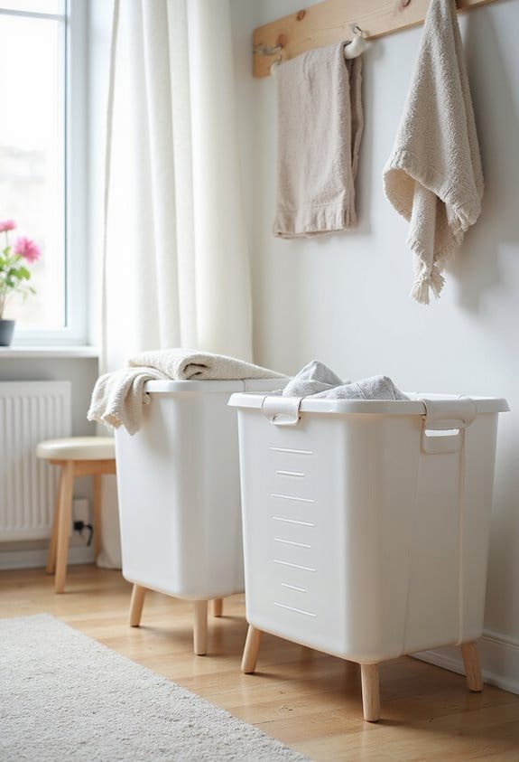 best double laundry hampers