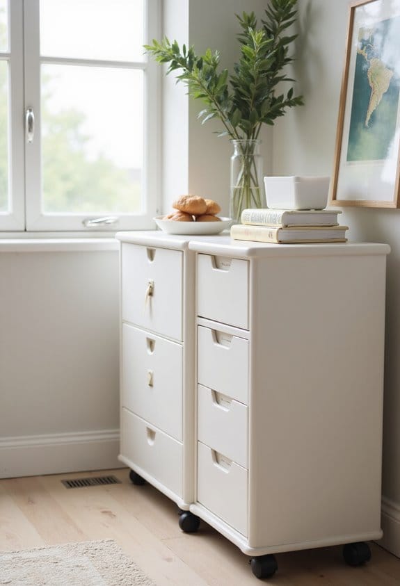 choosing rolling storage bins