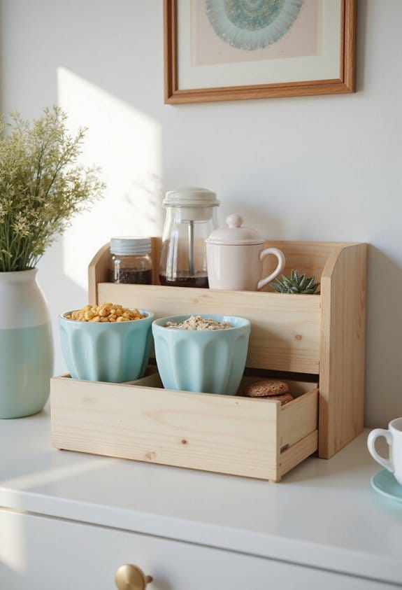 coffee station organization ideas