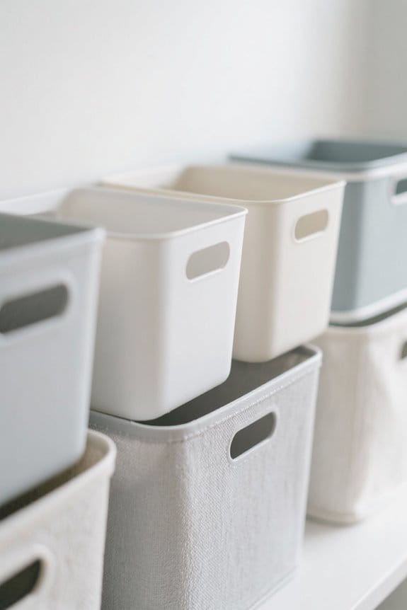 consider material size organization