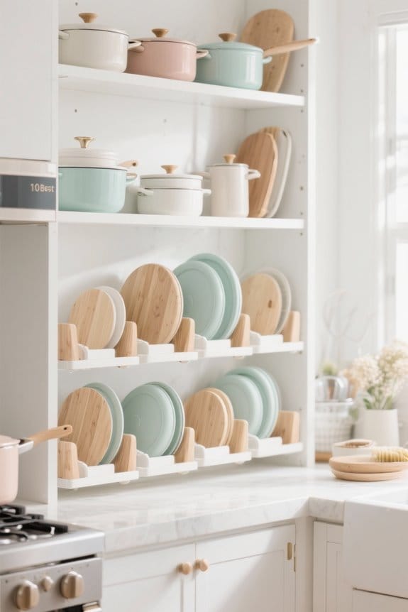 cookware lid storage solutions