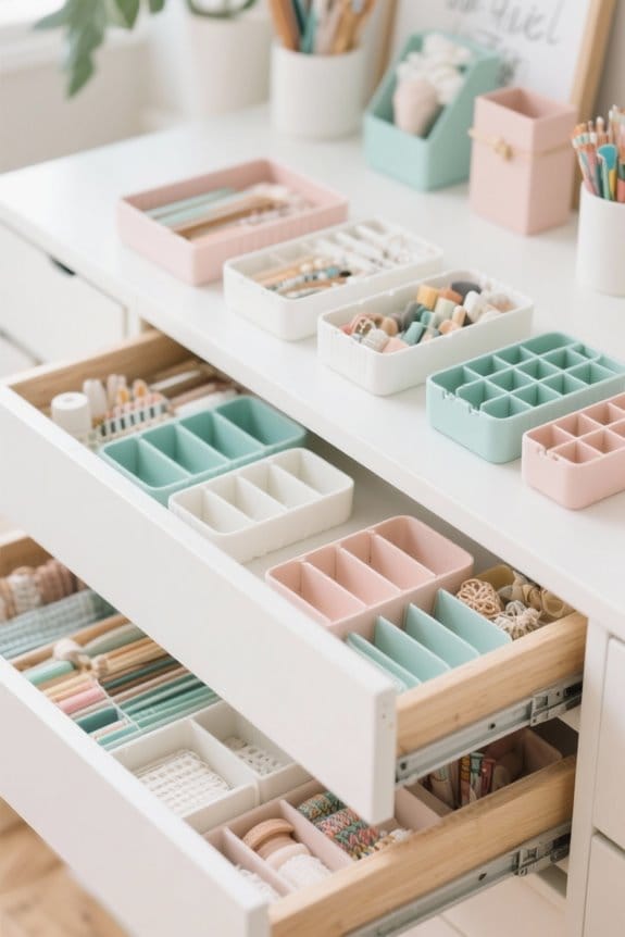 craft drawer organization solutions