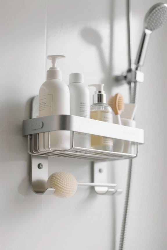 durable easy install shower caddy
