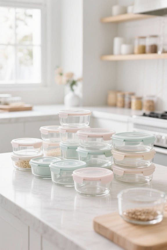 durable stylish glass containers
