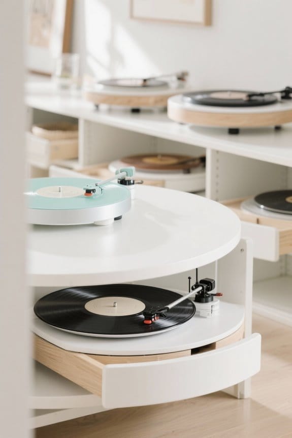 effortless entertaining with turntables