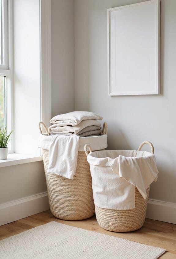 effortless laundry sorting baskets