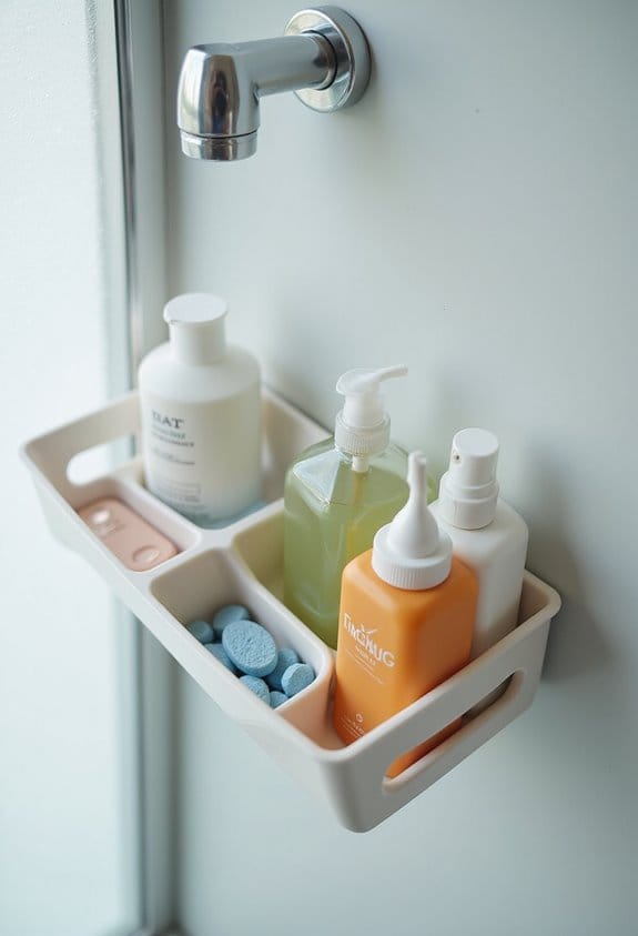 essential portable shower caddy features