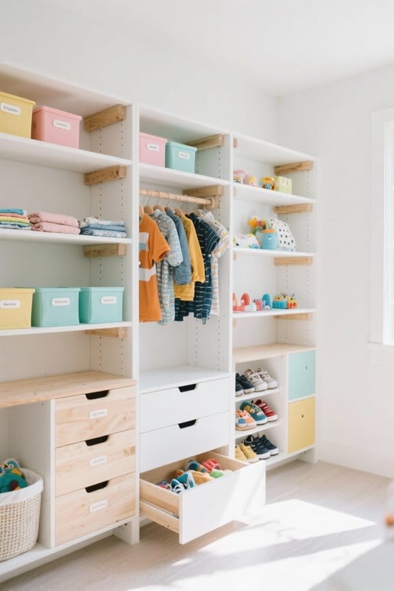 flexible storage for children