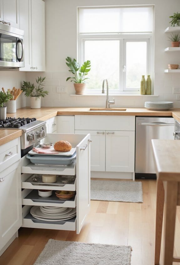 kitchen sheet pan organizers