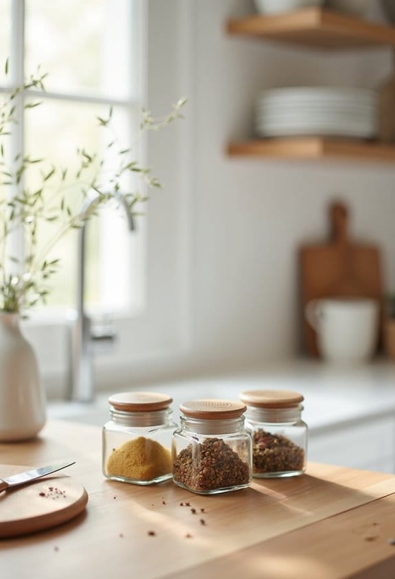 magnetic spice jars selection