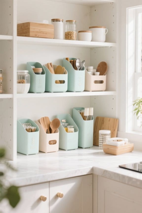 maximize kitchen pantry space