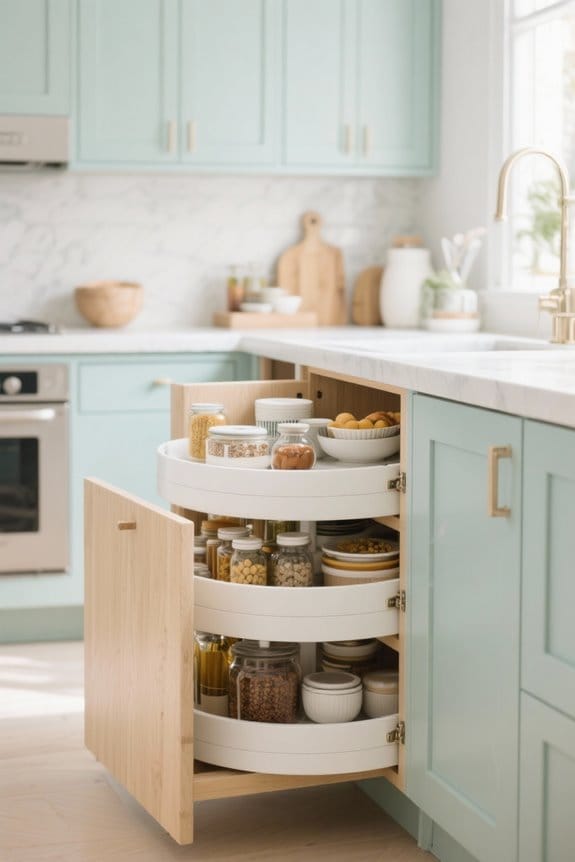 maximize kitchen storage space