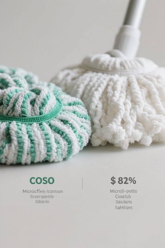microfiber mop heads save