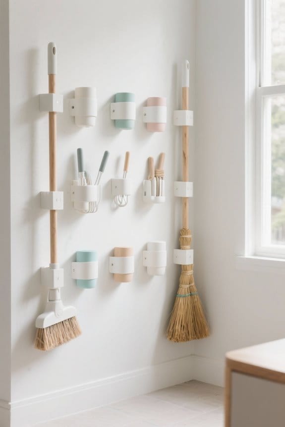 organize cleaning supplies efficiently
