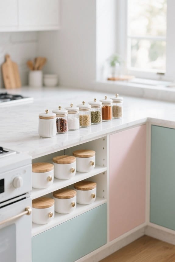 organized flavorful kitchen essentials