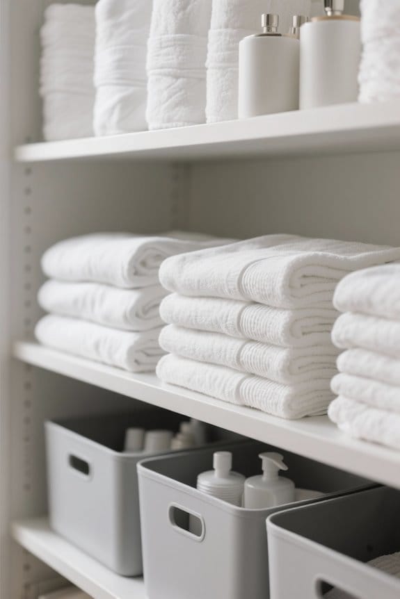 organized linen storage solutions