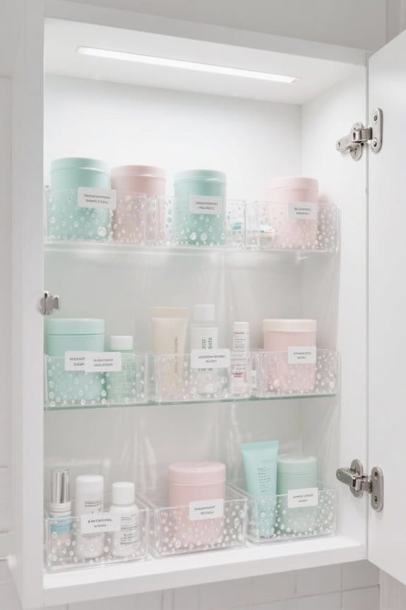 organized medicine cabinet efficiency