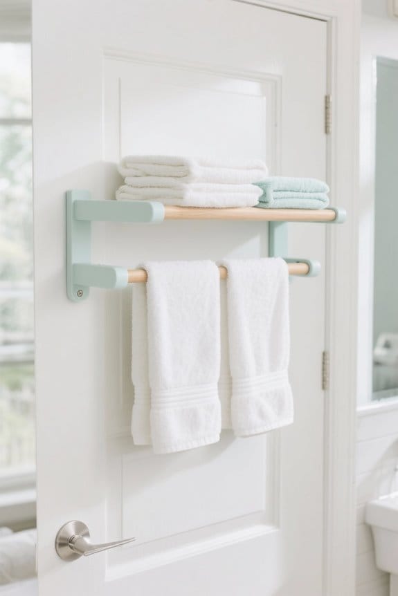 over door towel rack solutions