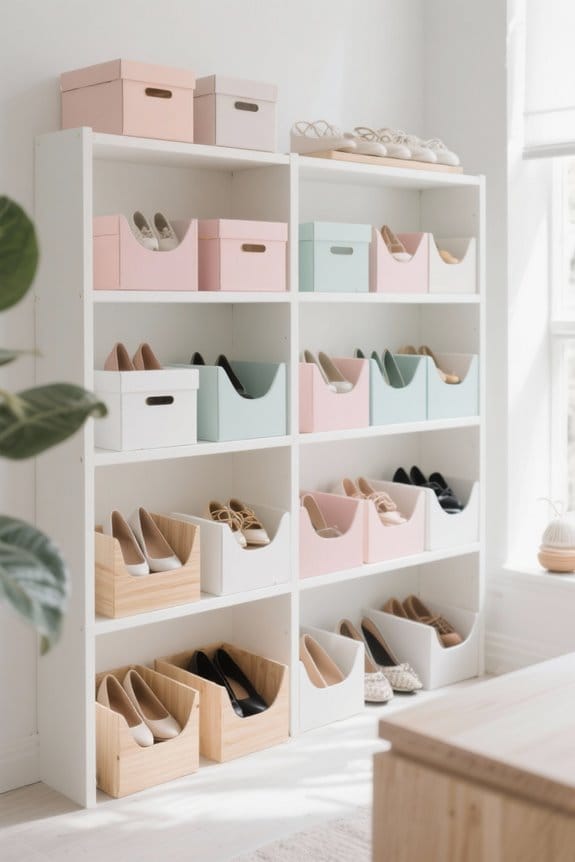 shoe box organization solutions