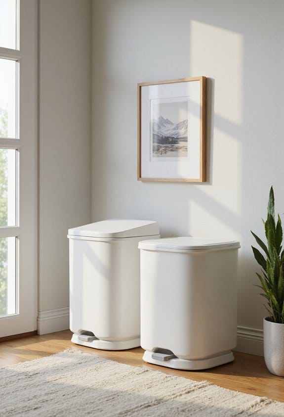 slim laundry hampers for organization