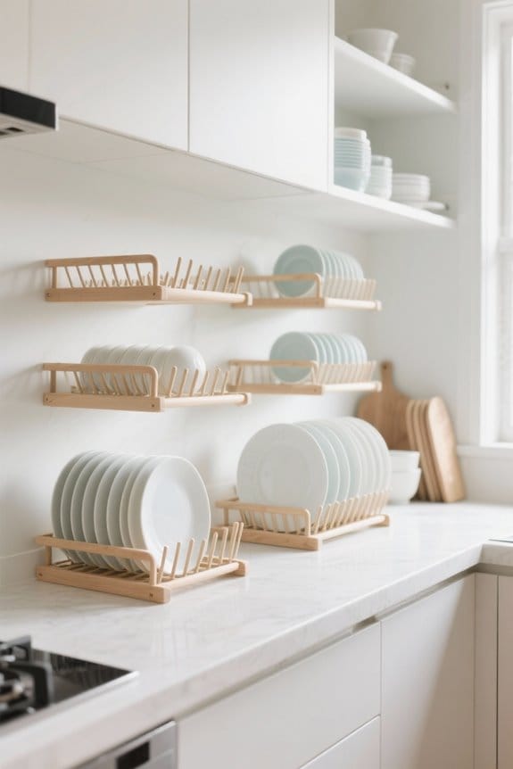 stylish and efficient kitchen organization