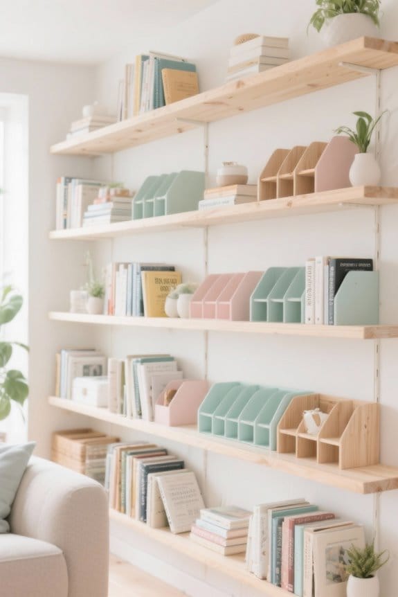 stylish bookshelf organization solutions