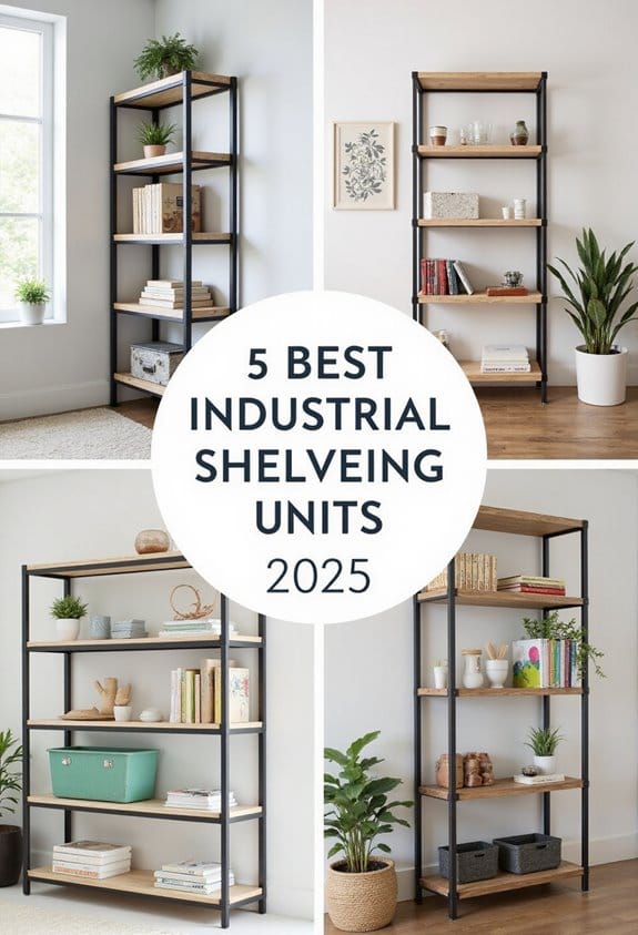 stylish industrial shelving solutions
