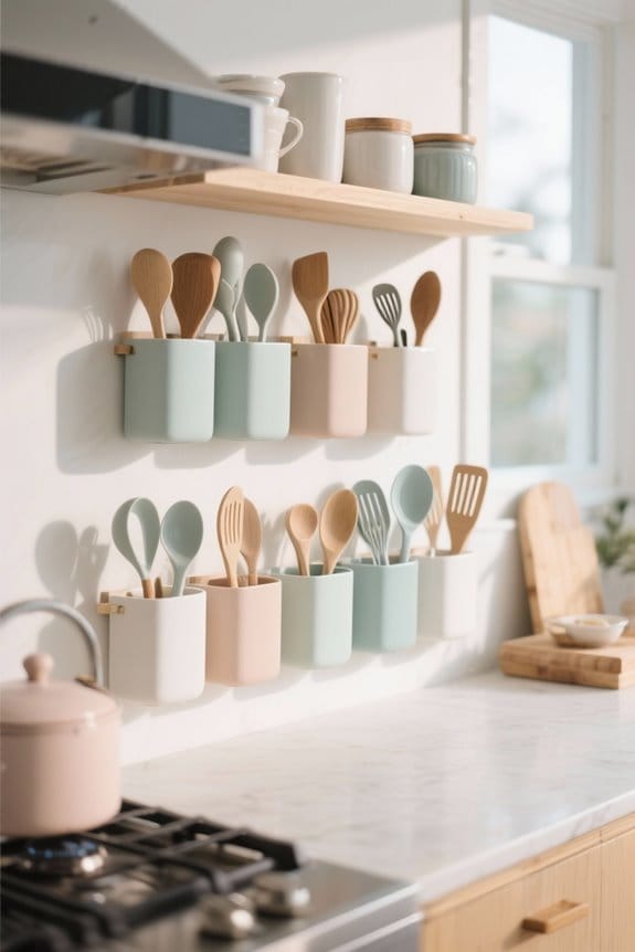 stylish kitchen utensil organizers