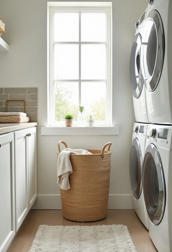 stylish storage solutions for laundry